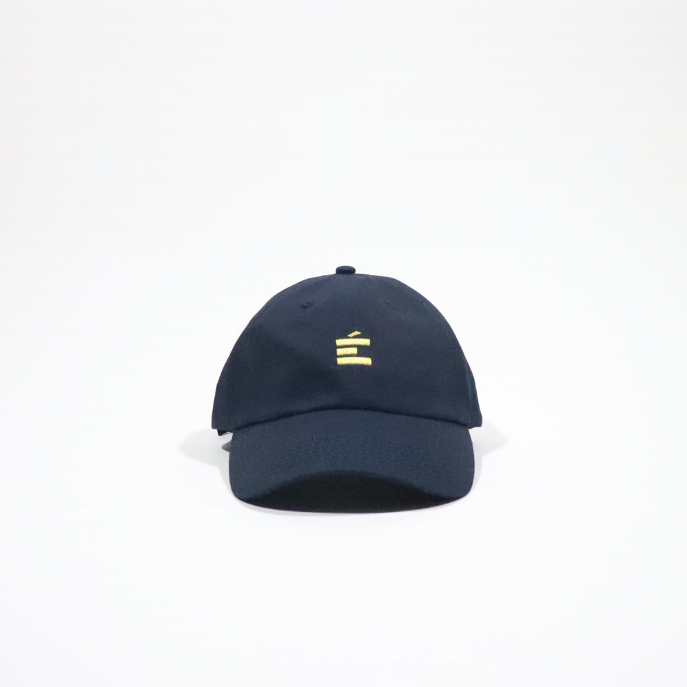 Premium Navy Blue and Gold Jefe hat