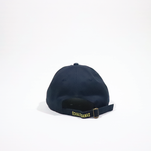 Premium Navy Blue and Gold Jefe hat
