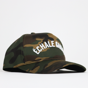 
            
                Load image into Gallery viewer, Échale Ganas Curved Camo hat
            
        