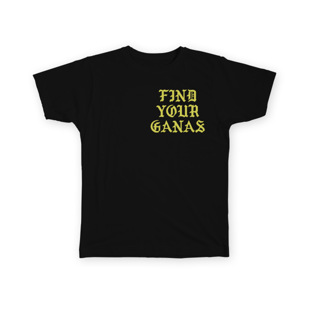 Men's Find your Ganas T-Shirt Black